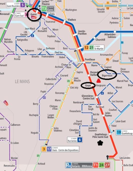 Maison 4 Chambres 12 Pers A 2,8Km Du Circuit Et Proche Bouleries Jump 勒芒 外观 照片